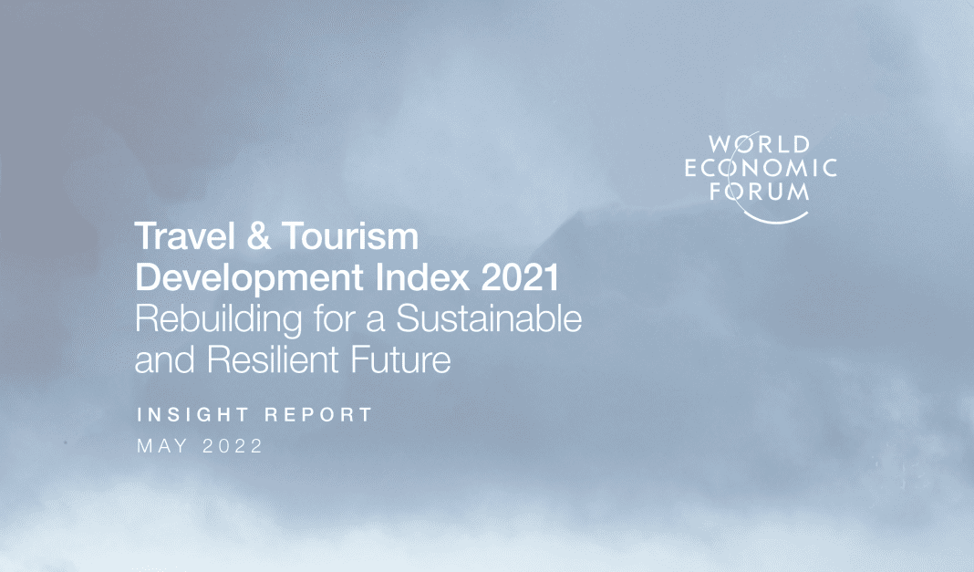 WEF article cover World Economic Forum Travel & Tourism Devevelopment Index 2021