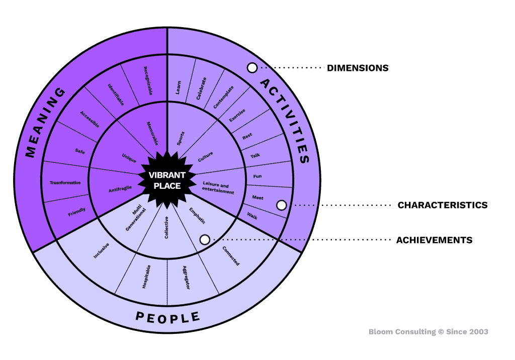 Bloom Consulting Vibrant Places Wheel ©