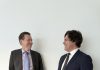 Keith Dinnie, new President, alongside Jose Filipe Torres