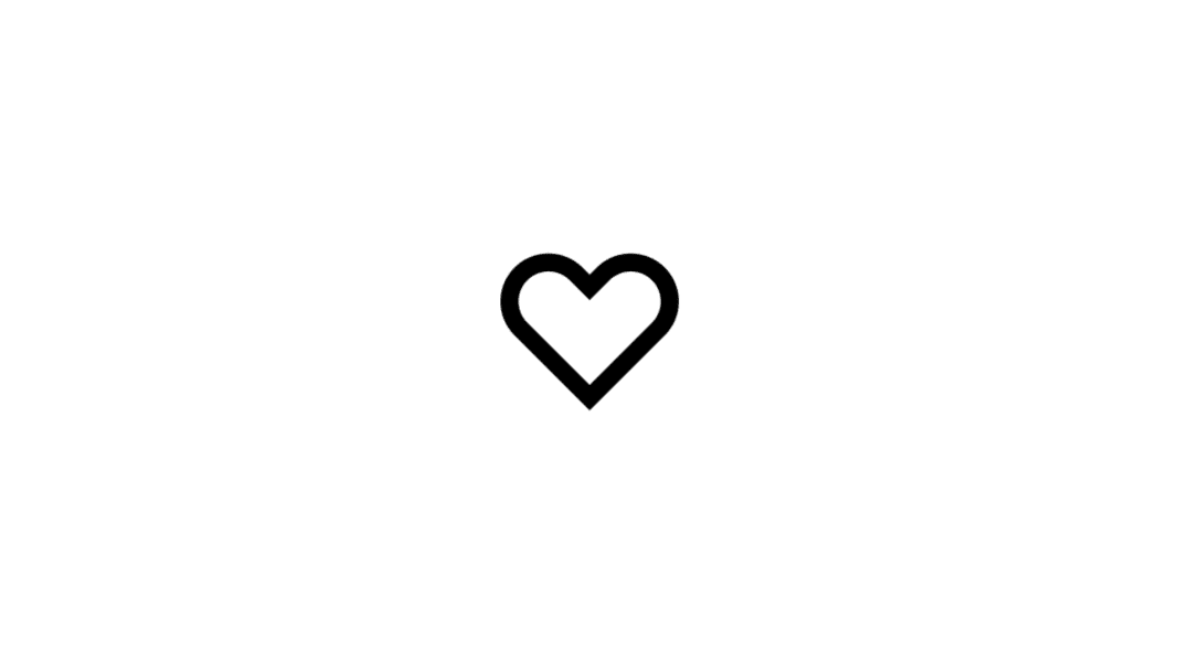 Heart Icon Heart outline icon