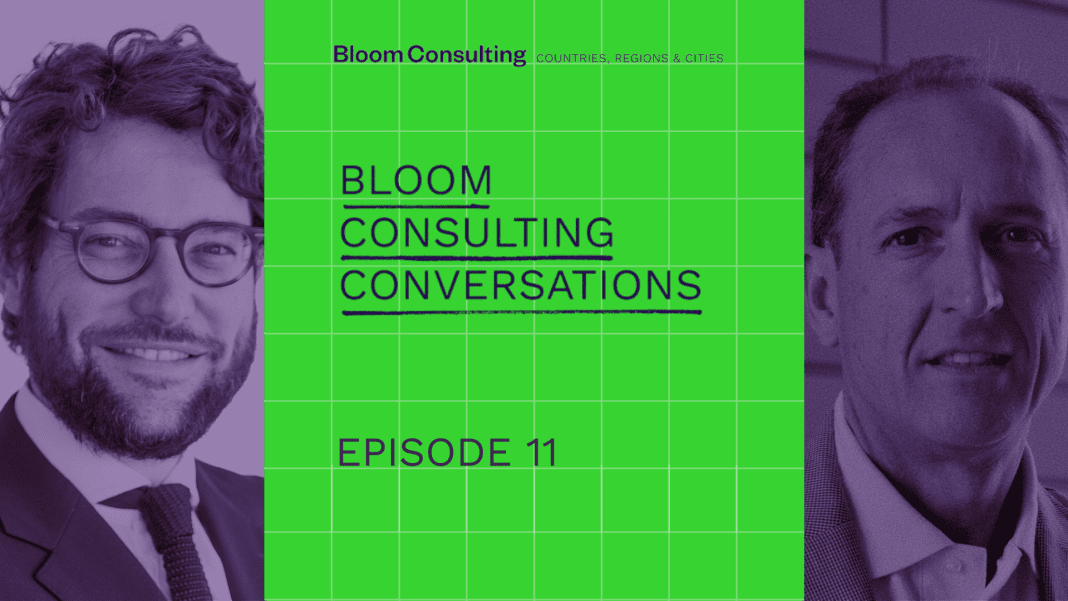 Thumbnail of the Bloom Consulting Conversations podcast. Episode 11 - Monitor and Measure your Nation Brand