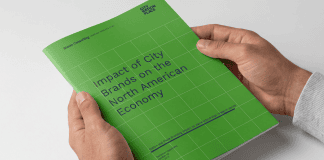 The cover of Bloom Consulting report on impact of city perception on North American economy